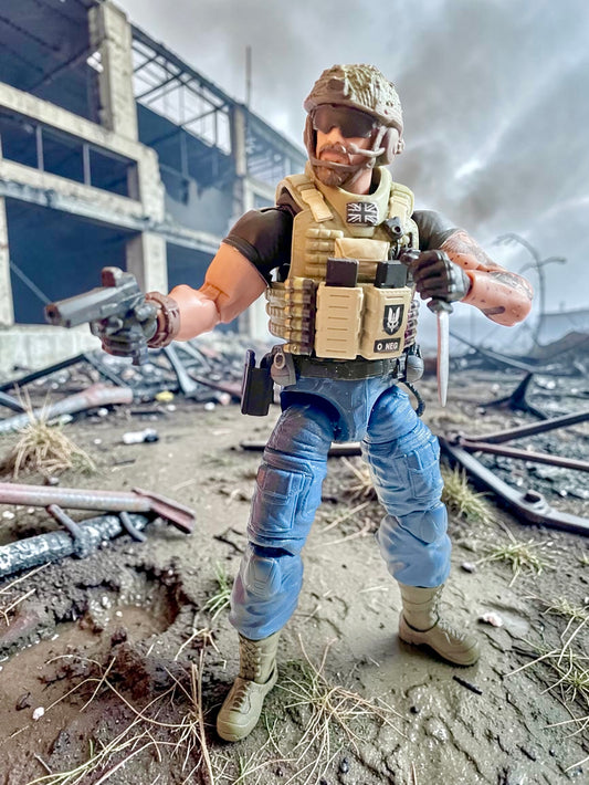 Bulldog (SAS trooper) | One-of-a-Kind 1:12 Scale G.I. Joe Custom Figure