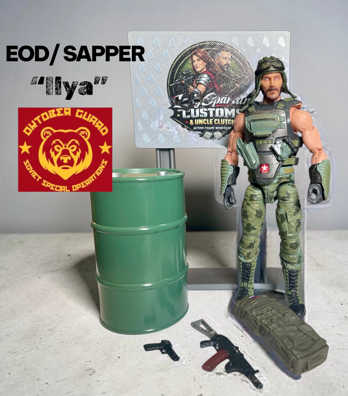 Ilya | Premium One-of-a-Kind 1:12 Scale Oktober Guard Custom Figure