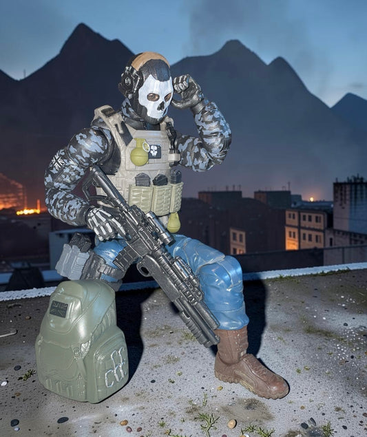 Ghost | One-of-a-Kind 1:12 Scale Custom Figure