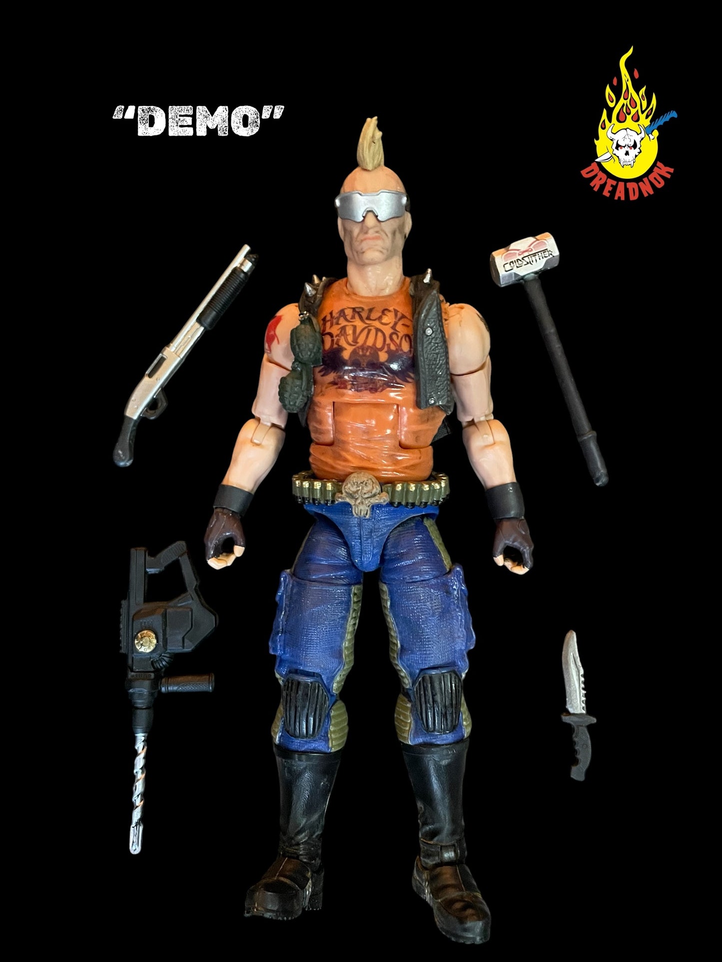 Demo | One-of-a-Kind 1:12 Scale Dreadnok Custom Figure