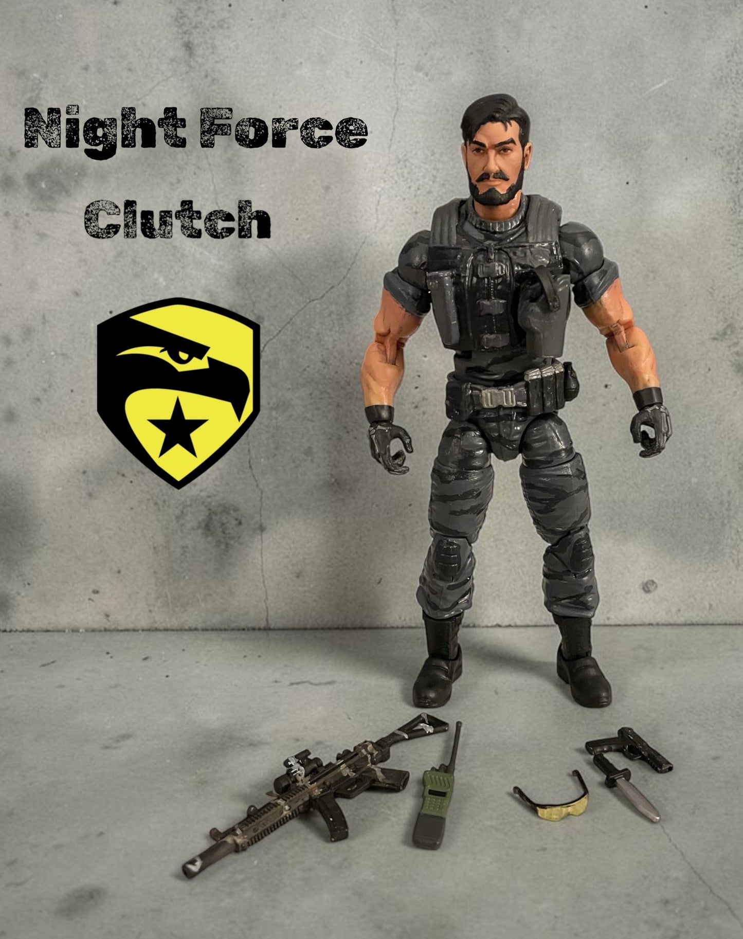 Night Force Clutch | One-of-a-Kind 1:12 Scale G.I. Joe Custom Figure