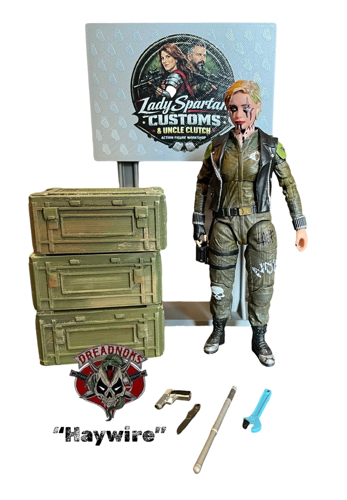 Haywire | Premium One-of-a-Kind 1:12 Scale Dreadnok Custom Figure