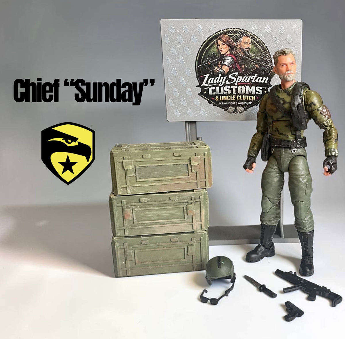 Sunday | Premium One-of-a-Kind 1:12 Scale G.I. Joe Custom Figure