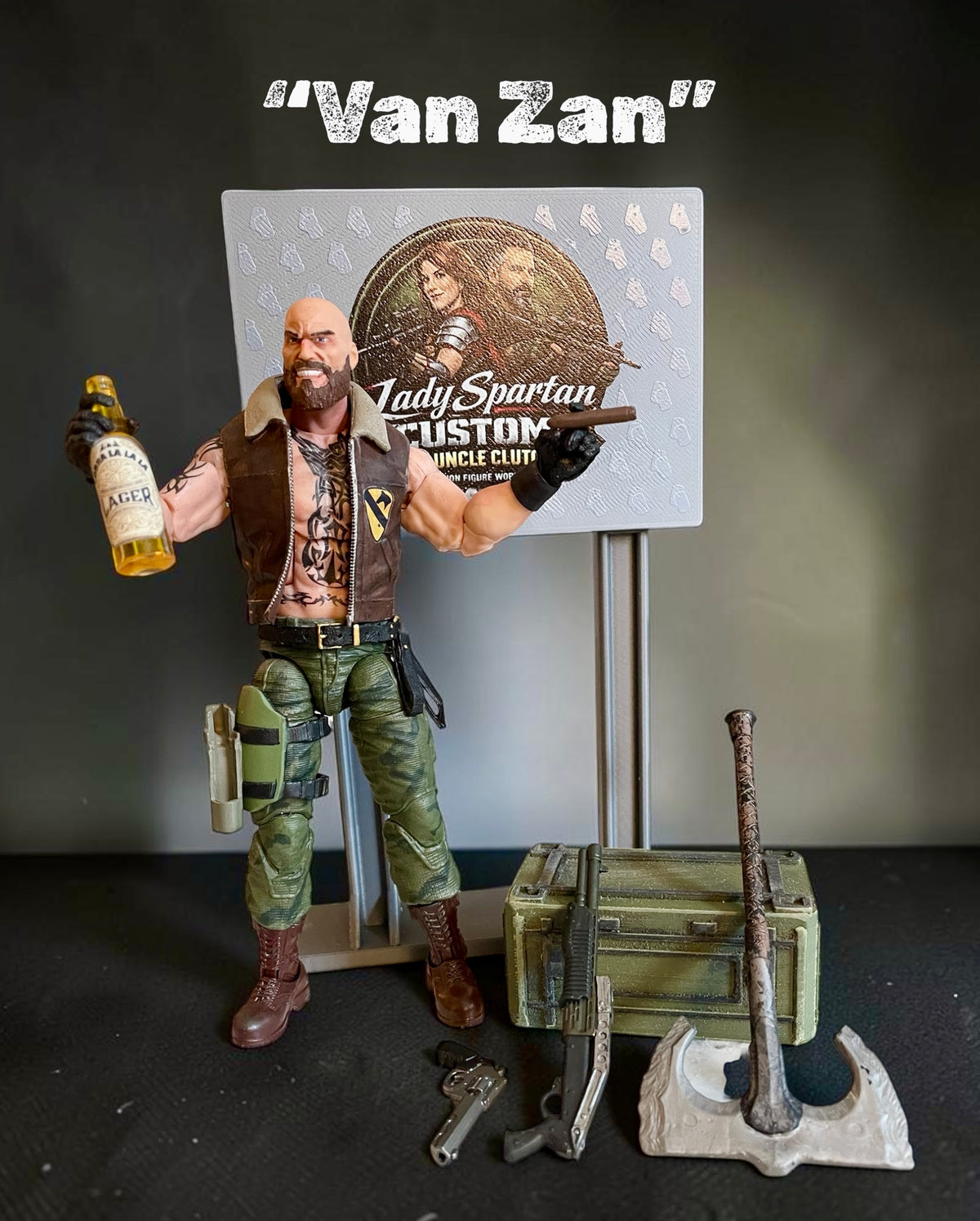 Van Zan | Premium One-of-a-Kind 1:12 Scale Custom Figure (Reign of Fire Inspired Dreadnok)