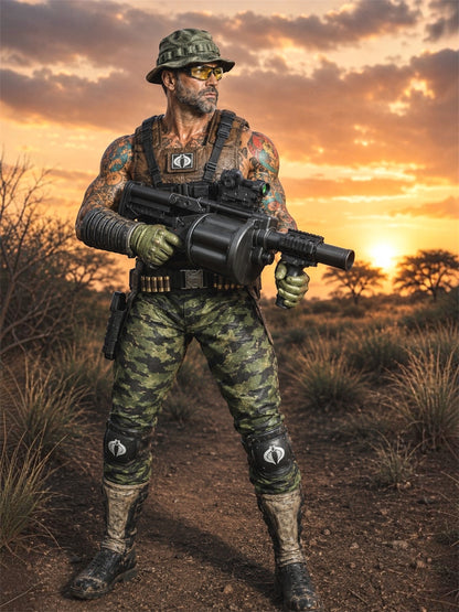 COBRA Viper "Hard Rock" | One-of-a-Kind 1:12 Scale Cobra Custom Figure