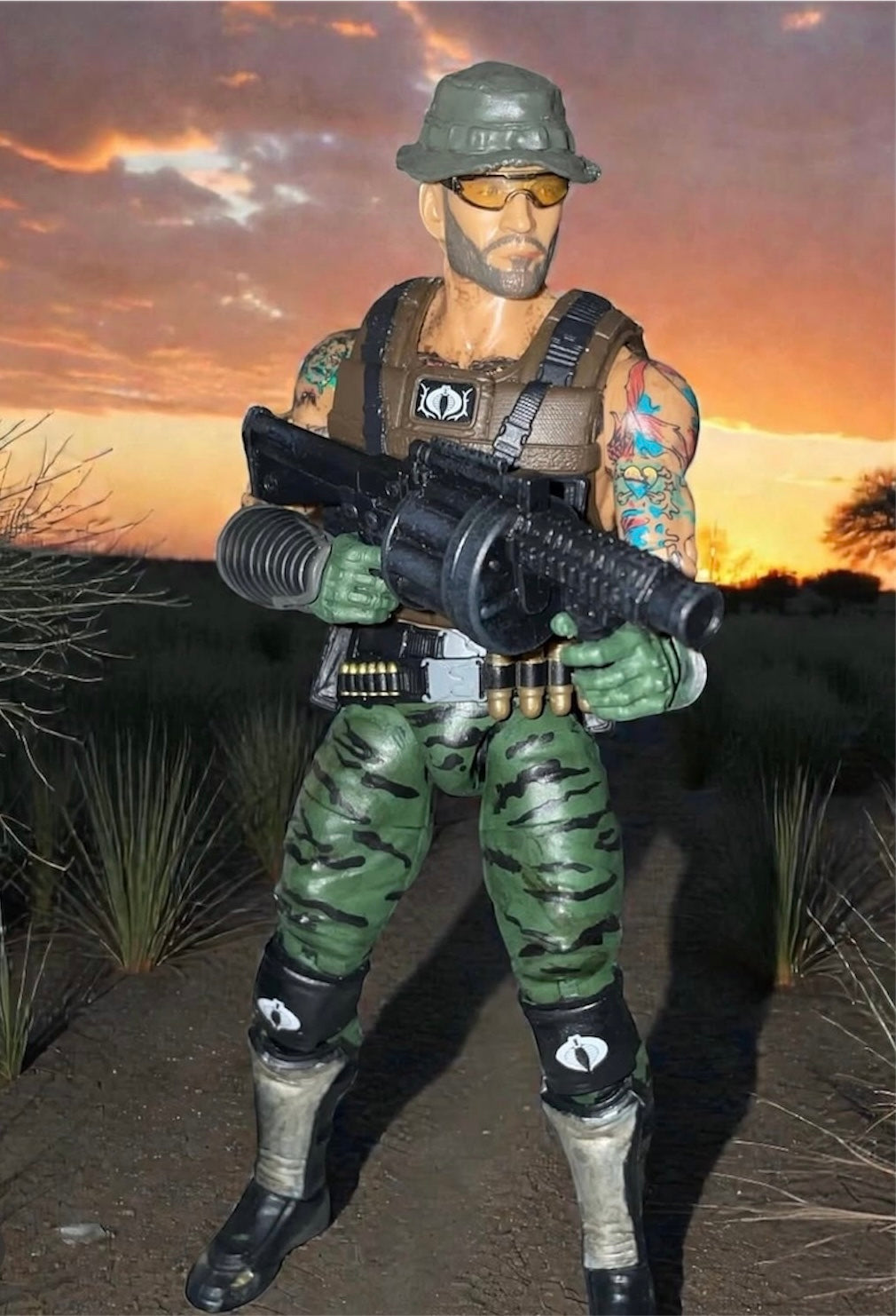 COBRA Viper "Hard Rock" | One-of-a-Kind 1:12 Scale Cobra Custom Figure