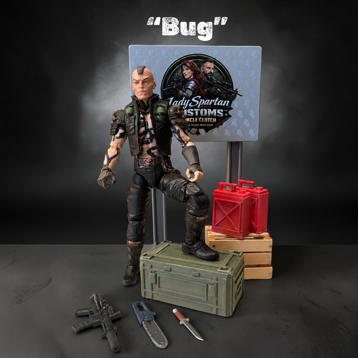 Bug | One-of-a-Kind 1:12 Scale Dreadnok Custom Figure
