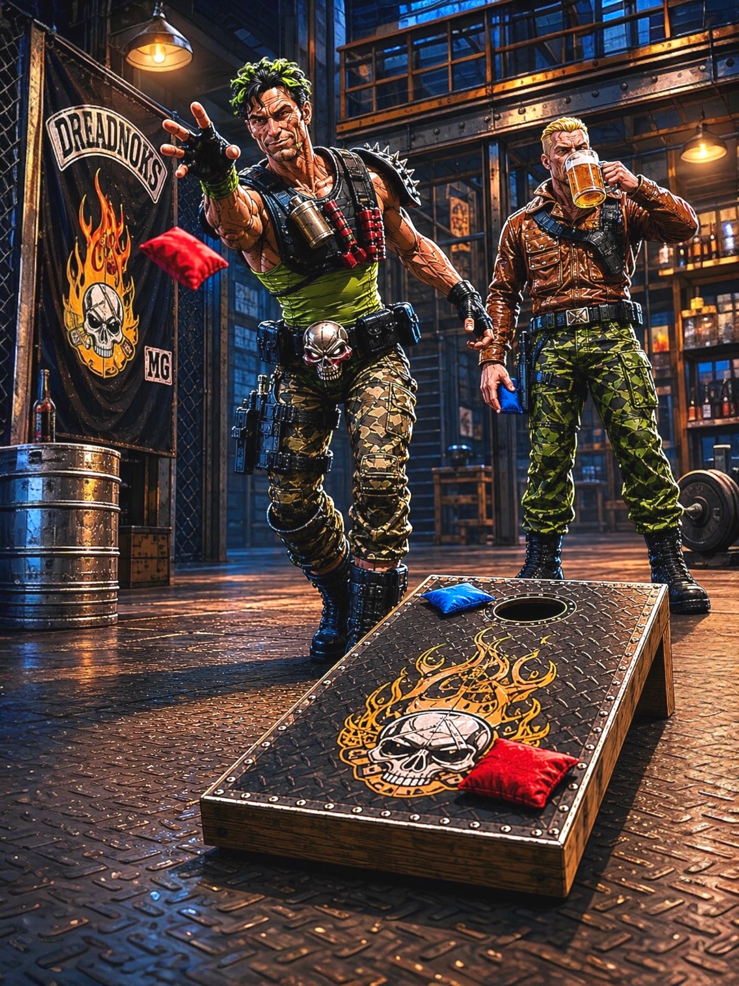 Hawk & Thrasher magnet