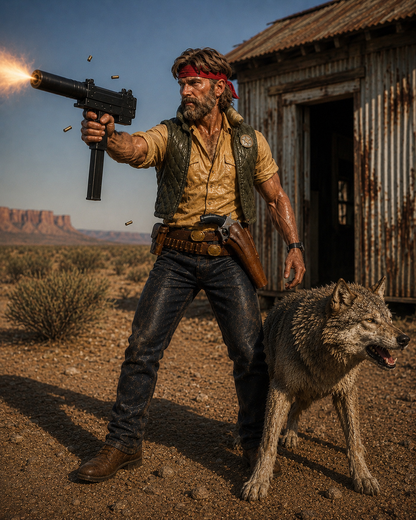 Lone Wolf McQuade Inspired Dreanok | One-of-a-Kind 1:12 Scale Custom Figure