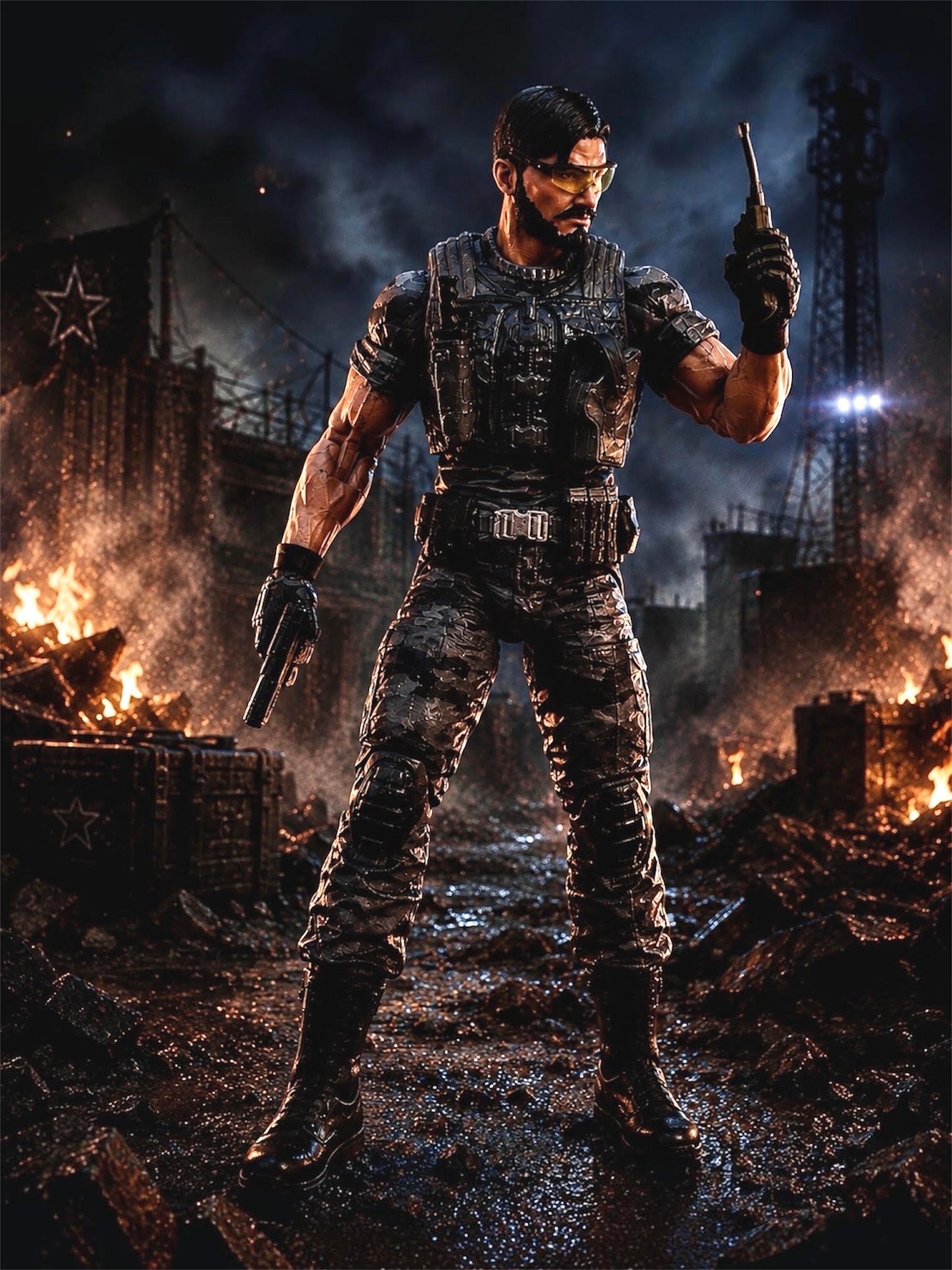 Night Force Clutch | One-of-a-Kind 1:12 Scale G.I. Joe Custom Figure