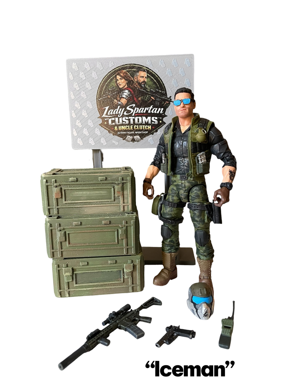 Iceman | Premium One-of-a-Kind 1:12 Scale G.I. Joe Custom Figure