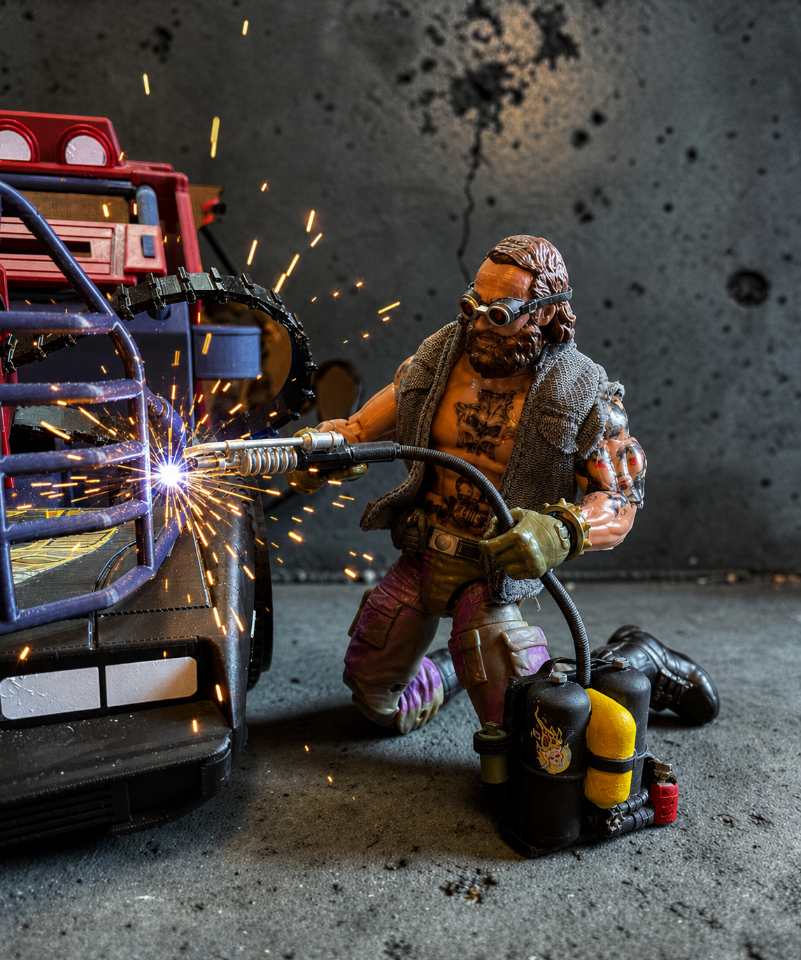 Rivet | One-of-a-Kind 1:12 Scale Dreadnok Custom Figure