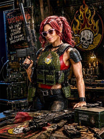 Gun Bunny | One-of-a-Kind 1:12 Scale Dreadnok Custom Figure
