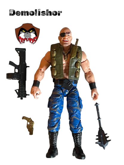 Demolishor | One-of-a-Kind 1:12 Scale Dreadnok Custom Figure