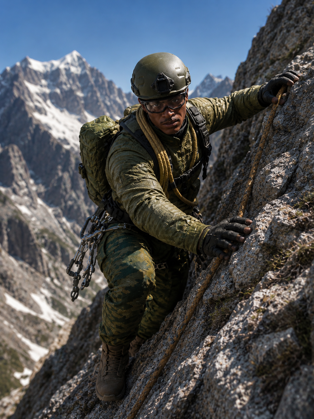 Alpine Assault Climber | One-of-a-Kind 1:12 Scale Custom Figure