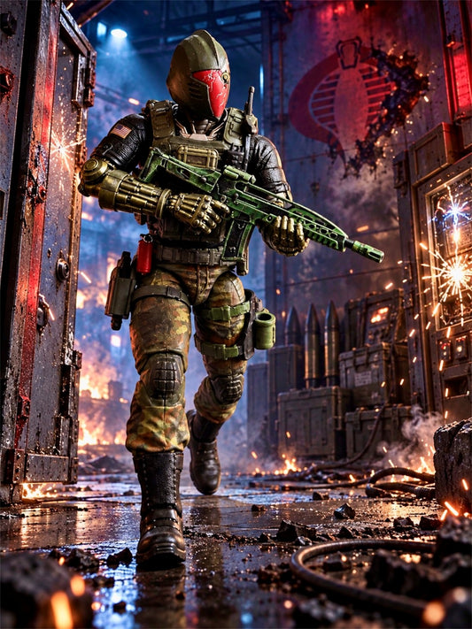 GI B.A.T. | Premium One-of-a-Kind 1:12 Scale G.I. Joe Custom Joe Custom Figure (V2)
