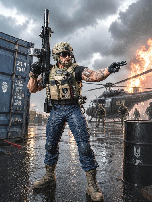 Bulldog (SAS trooper) | One-of-a-Kind 1:12 Scale G.I. Joe Custom Figure