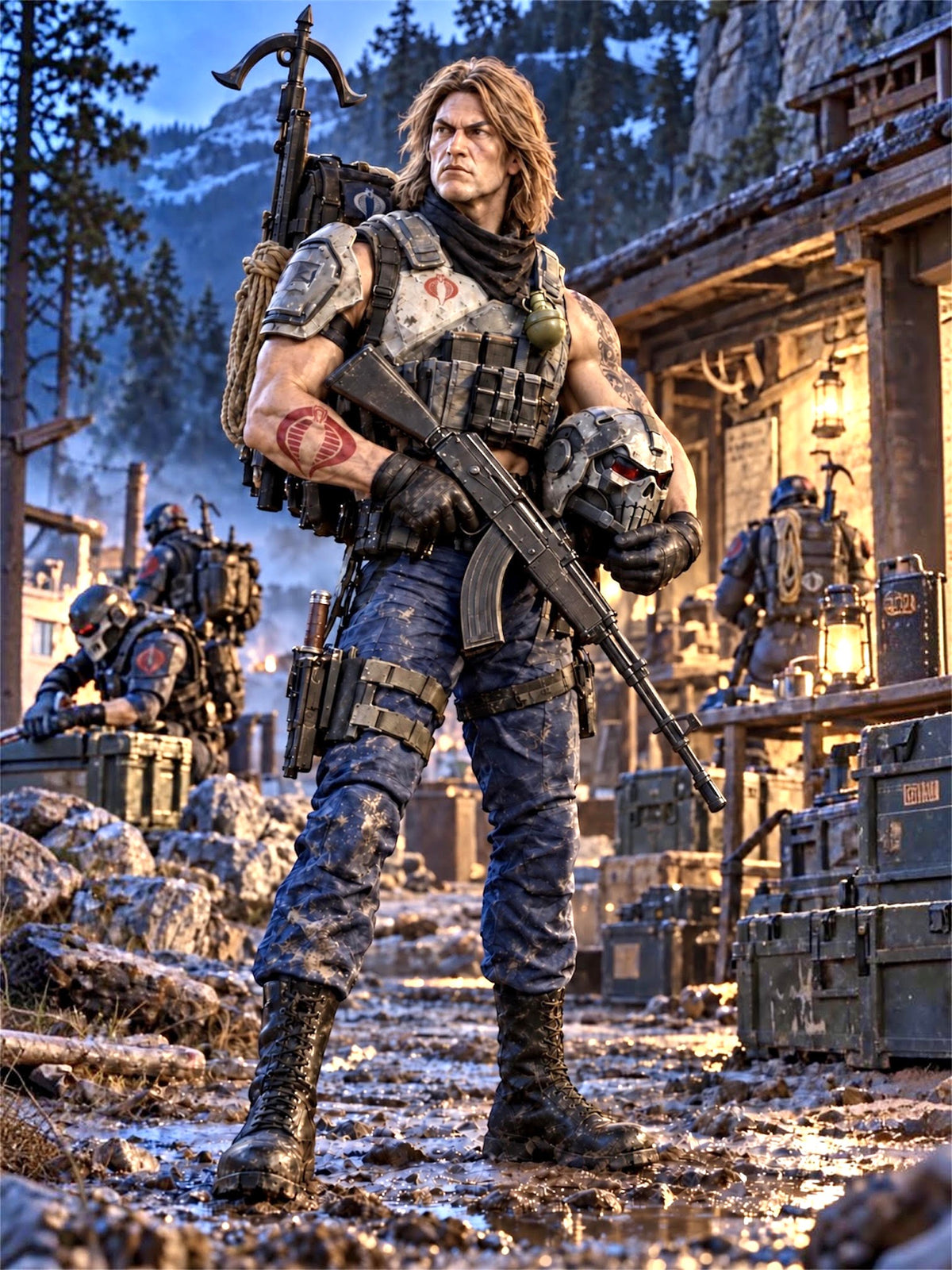 CJ | Premium One-of-a-Kind 1:12 Scale Cobra Custom Figure