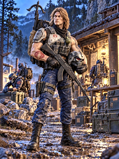 CJ | Premium One-of-a-Kind 1:12 Scale Cobra Custom Figure