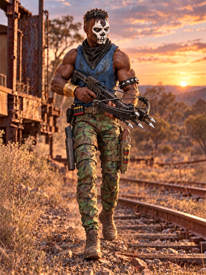 Deadtrack | Premium One-of-a-Kind 1:12 Scale Dreadnok Custom Figure