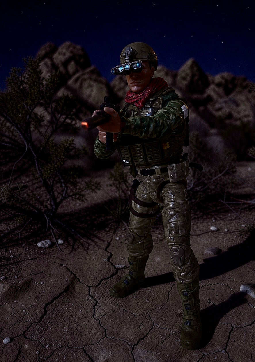 Torpedo & Wetsuit | One-of-a-kind 1:12 Scale Custom Figure 2-pack