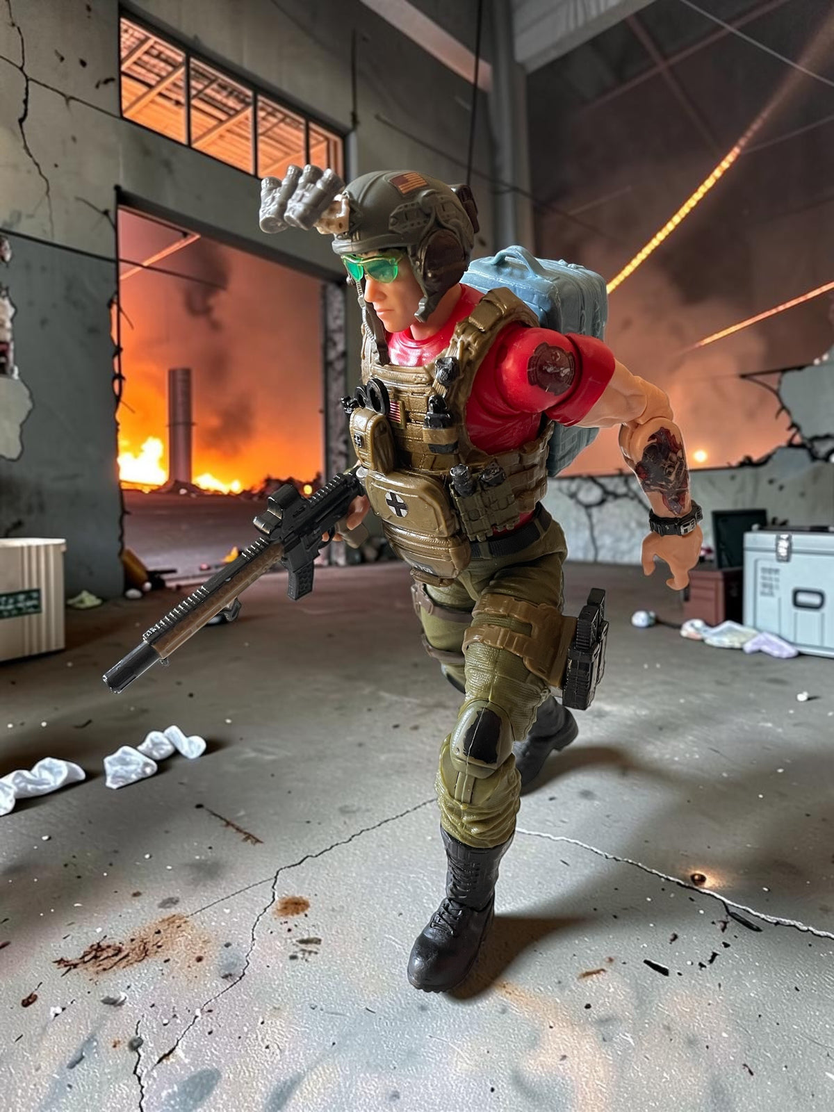 Lifeline | Premium One-of-a-Kind 1:12 Scale G.I. Joe Custom Figure