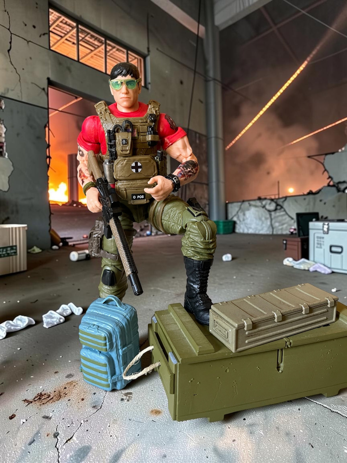 Lifeline | Premium One-of-a-Kind 1:12 Scale G.I. Joe Custom Figure