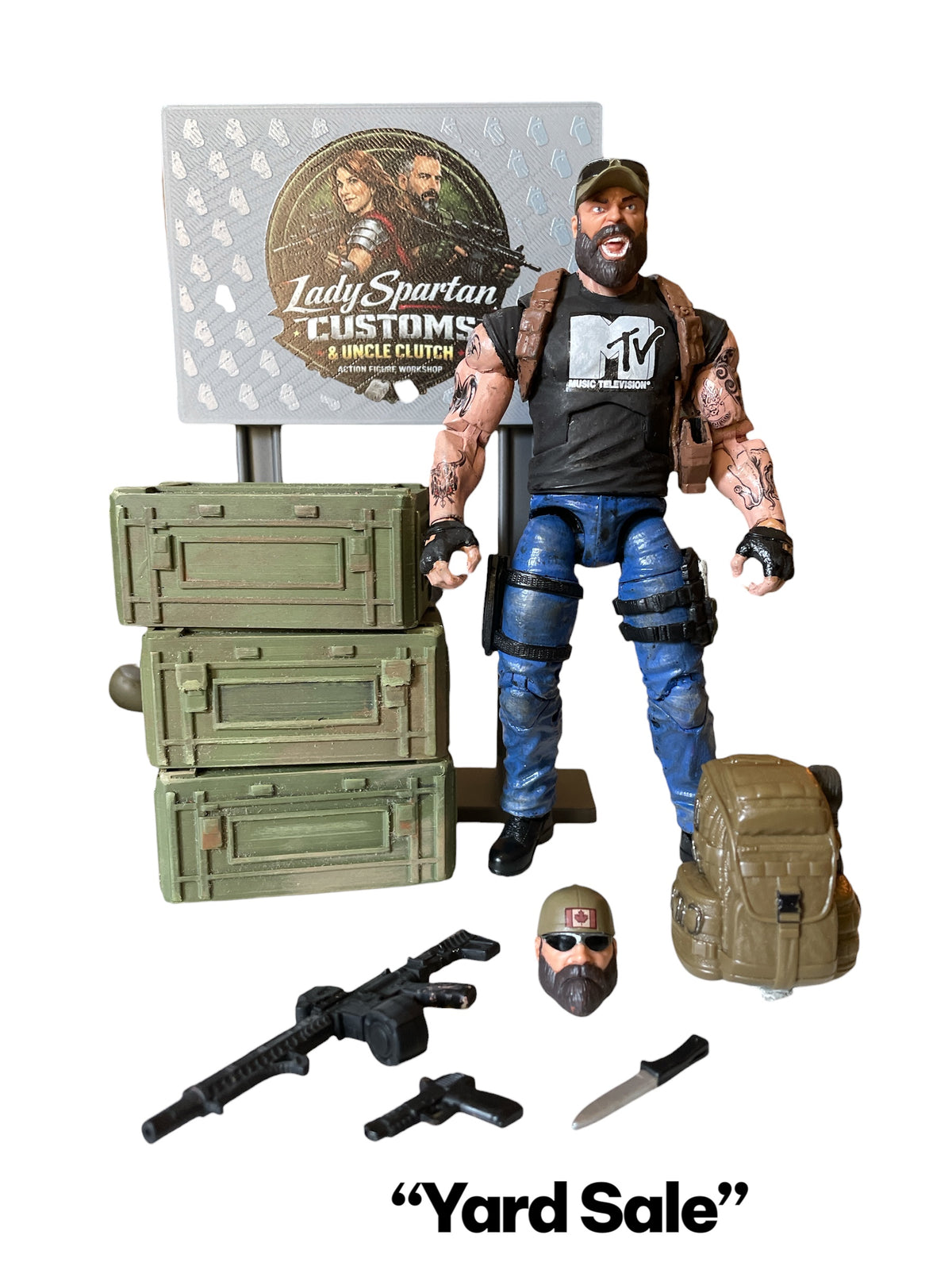 Yard Sale | Premium One-of-a-Kind 1:12 Scale G.I. Joe Custom Figure