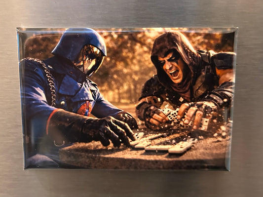 Cobra Commander & Zartan magnet