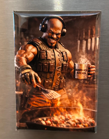 Roadblock Custom Character magnet