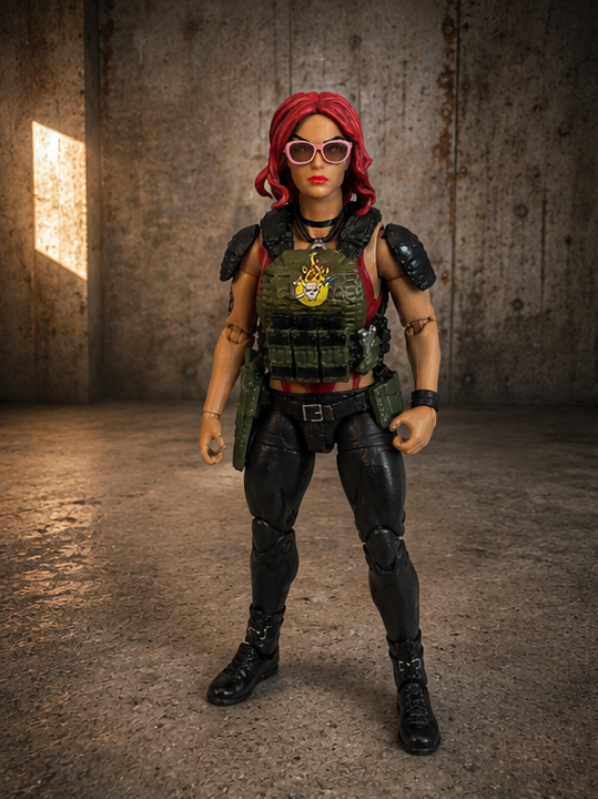 Gun Bunny | One-of-a-Kind 1:12 Scale Dreadnok Custom Figure