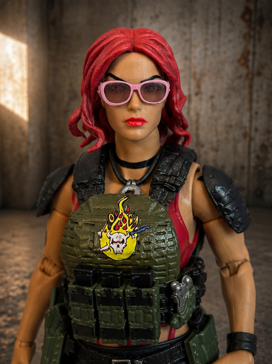 Gun Bunny | One-of-a-Kind 1:12 Scale Dreadnok Custom Figure