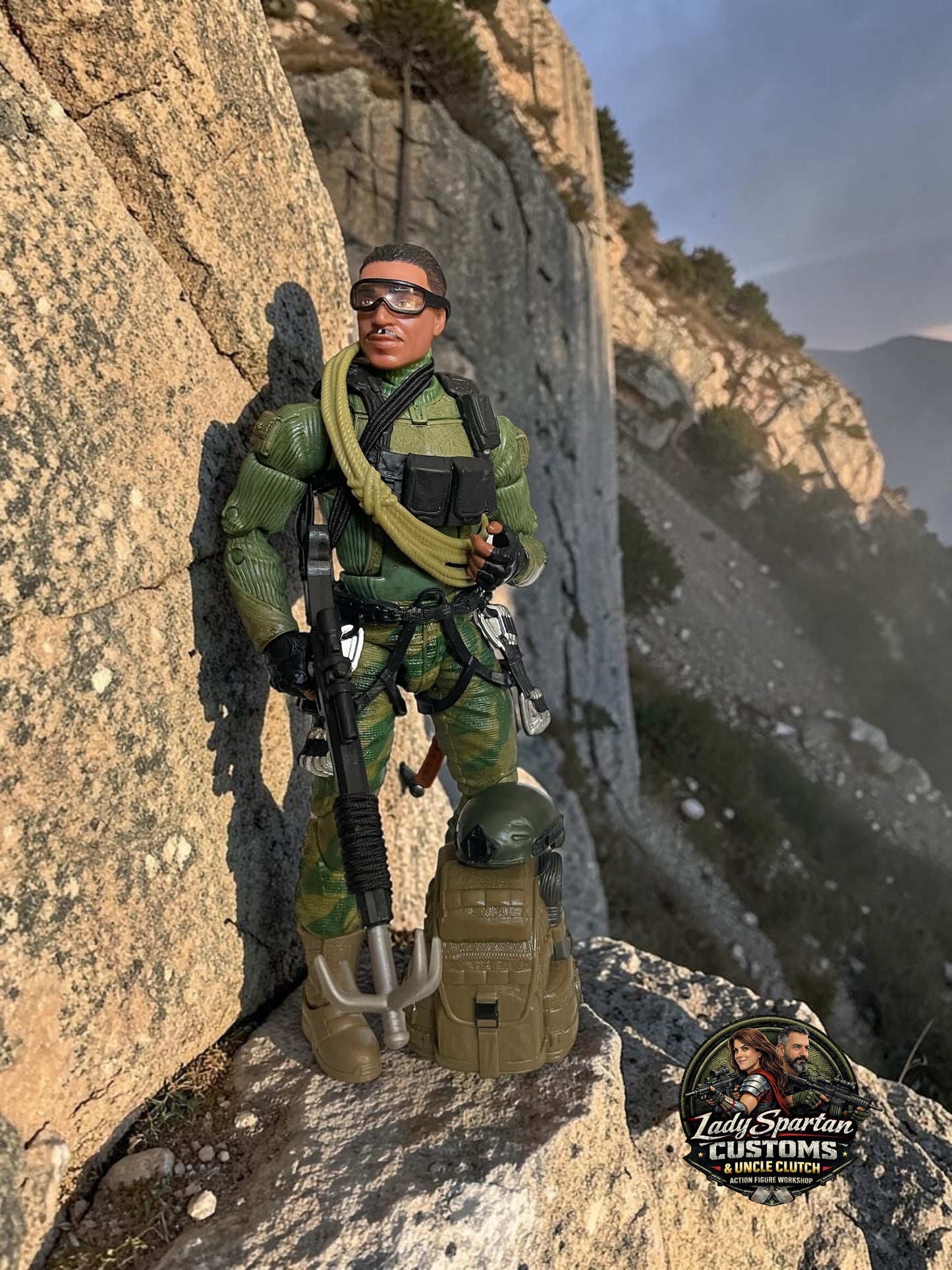 Alpine Assault Climber | One-of-a-Kind 1:12 Scale Custom Figure