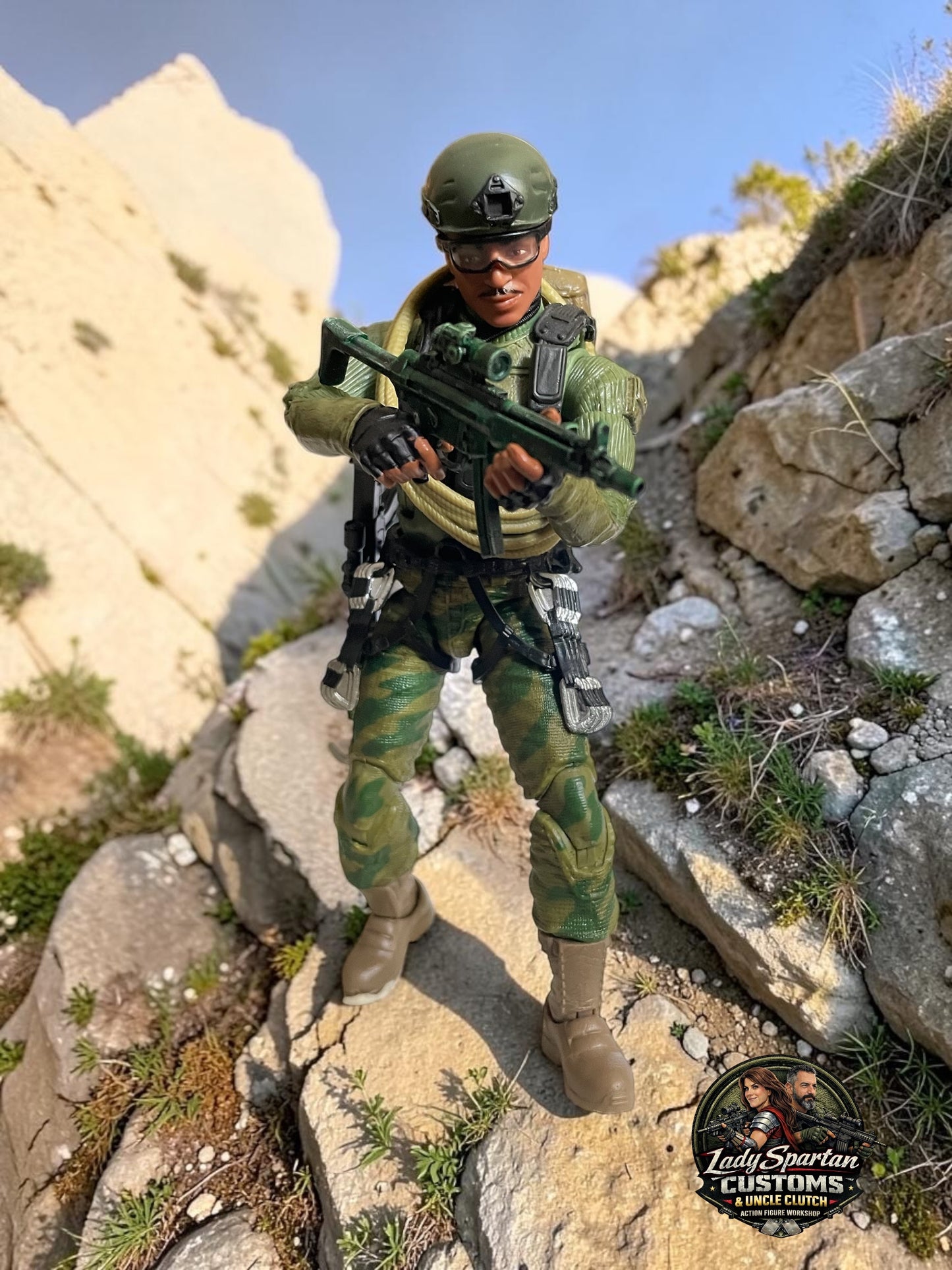 Alpine Assault Climber | One-of-a-Kind 1:12 Scale Custom Figure