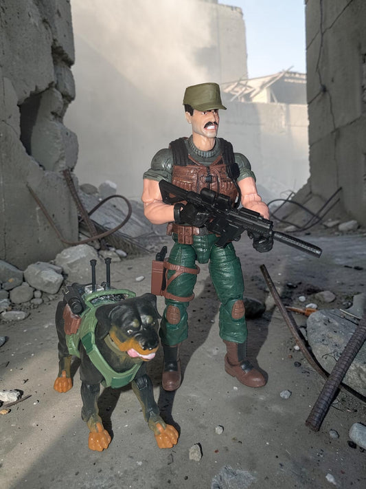 Mutt & Junkyard | One-of-a-Kind 1:12 Scale G.I. Joe Custom Figure