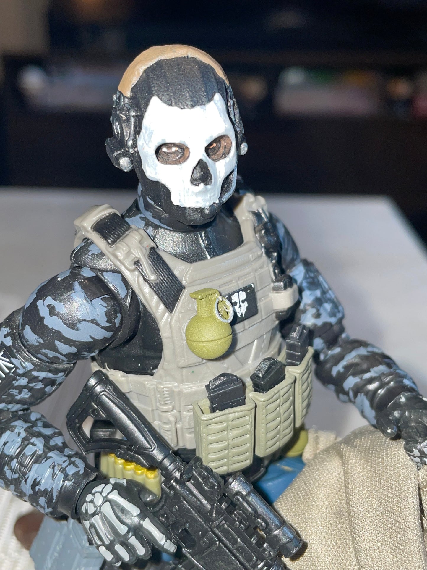 Ghost |  One-of-a-Kind 1:12 Scale Custom Figure