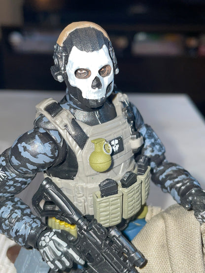 Ghost |  One-of-a-Kind 1:12 Scale Custom Figure