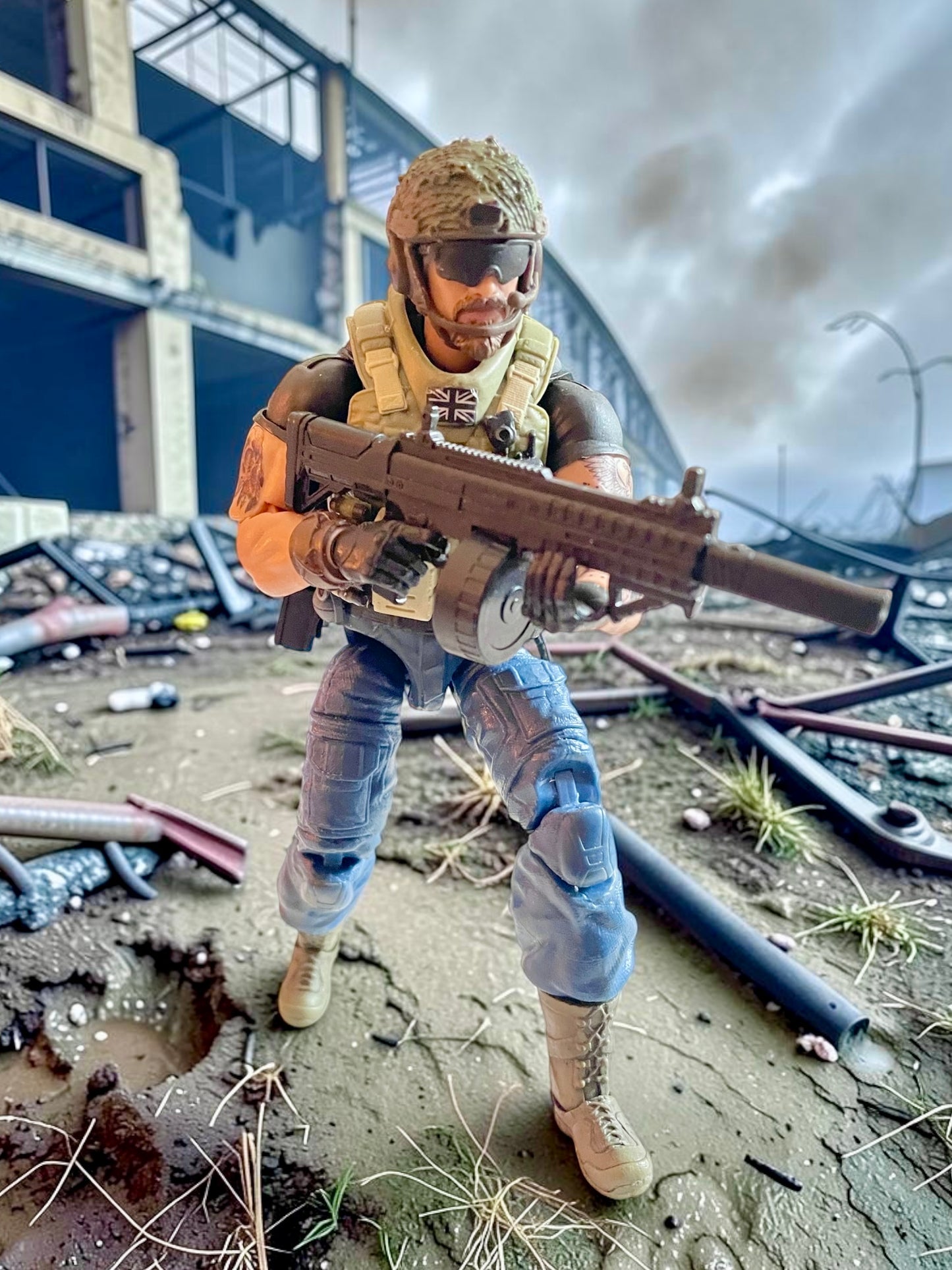 Bulldog (SAS trooper) | One-of-a-Kind 1:12 Scale G.I. Joe Custom Figure