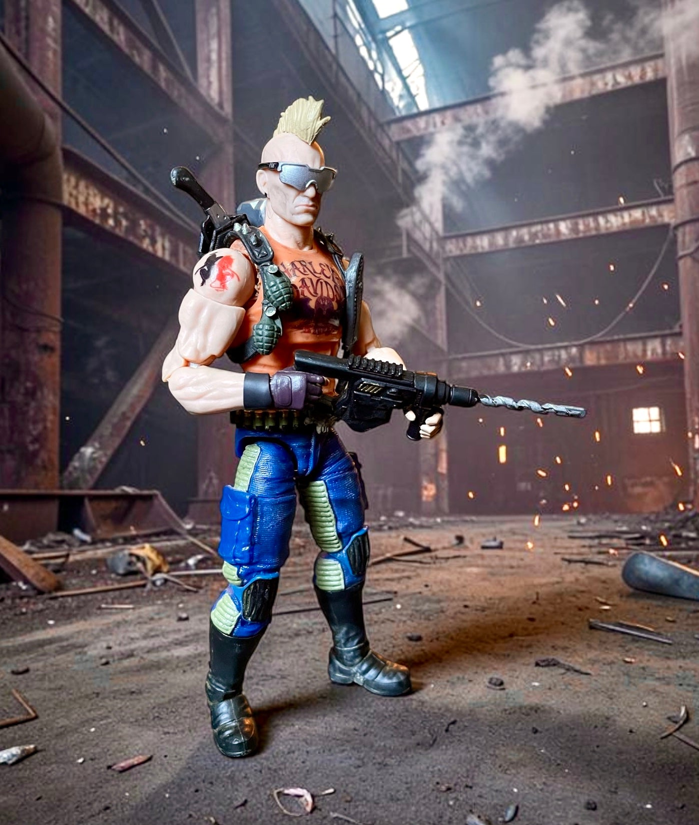 Demo | One-of-a-Kind 1:12 Scale Dreadnok Custom Figure