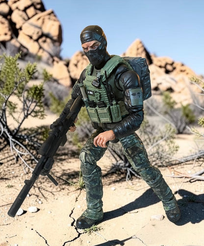 Torpedo & Wetsuit | One-of-a-kind 1:12 Scale Custom Figure 2-pack