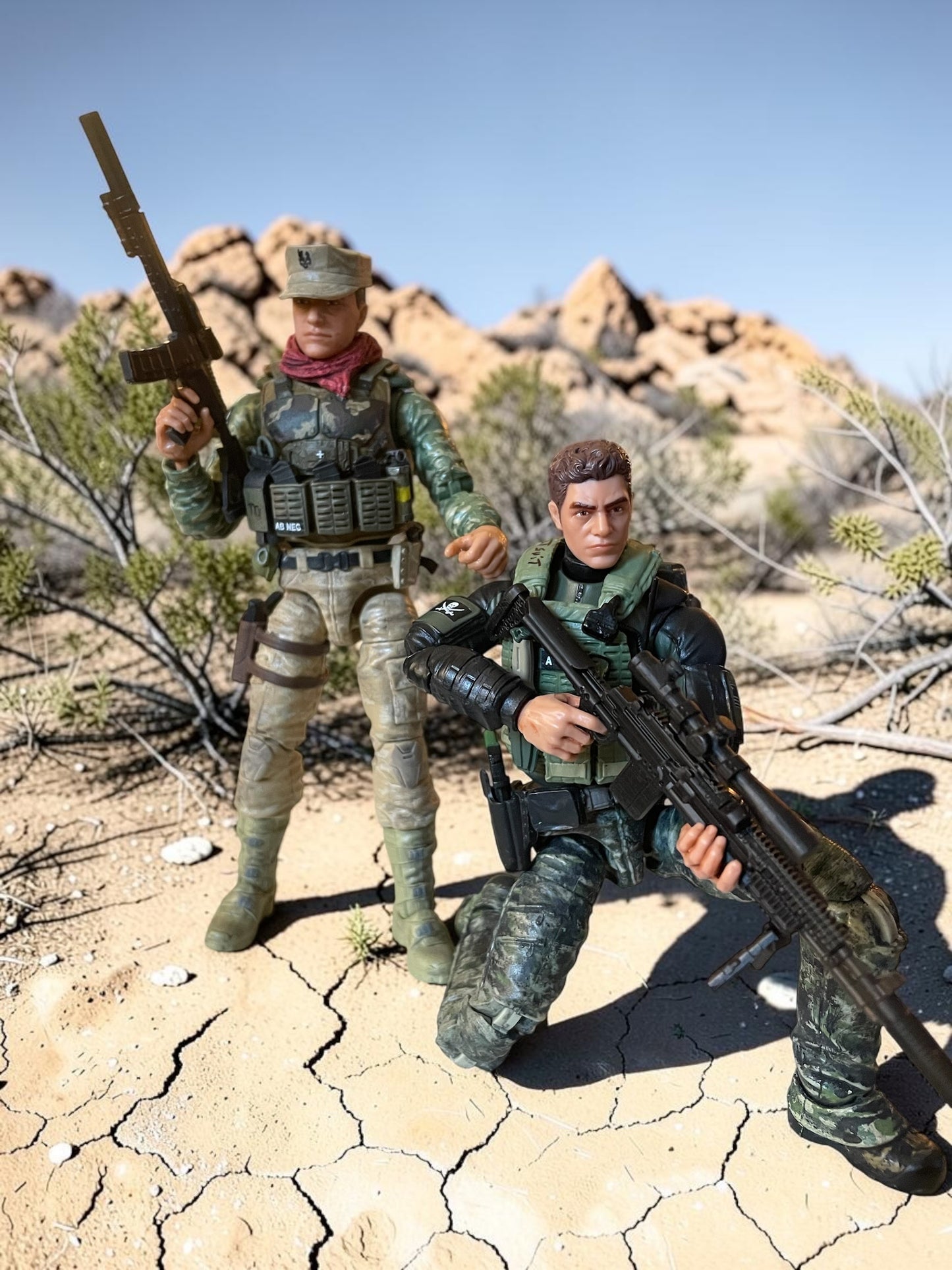 Torpedo & Wetsuit | One-of-a-kind 1:12 Scale Custom Figure 2-pack