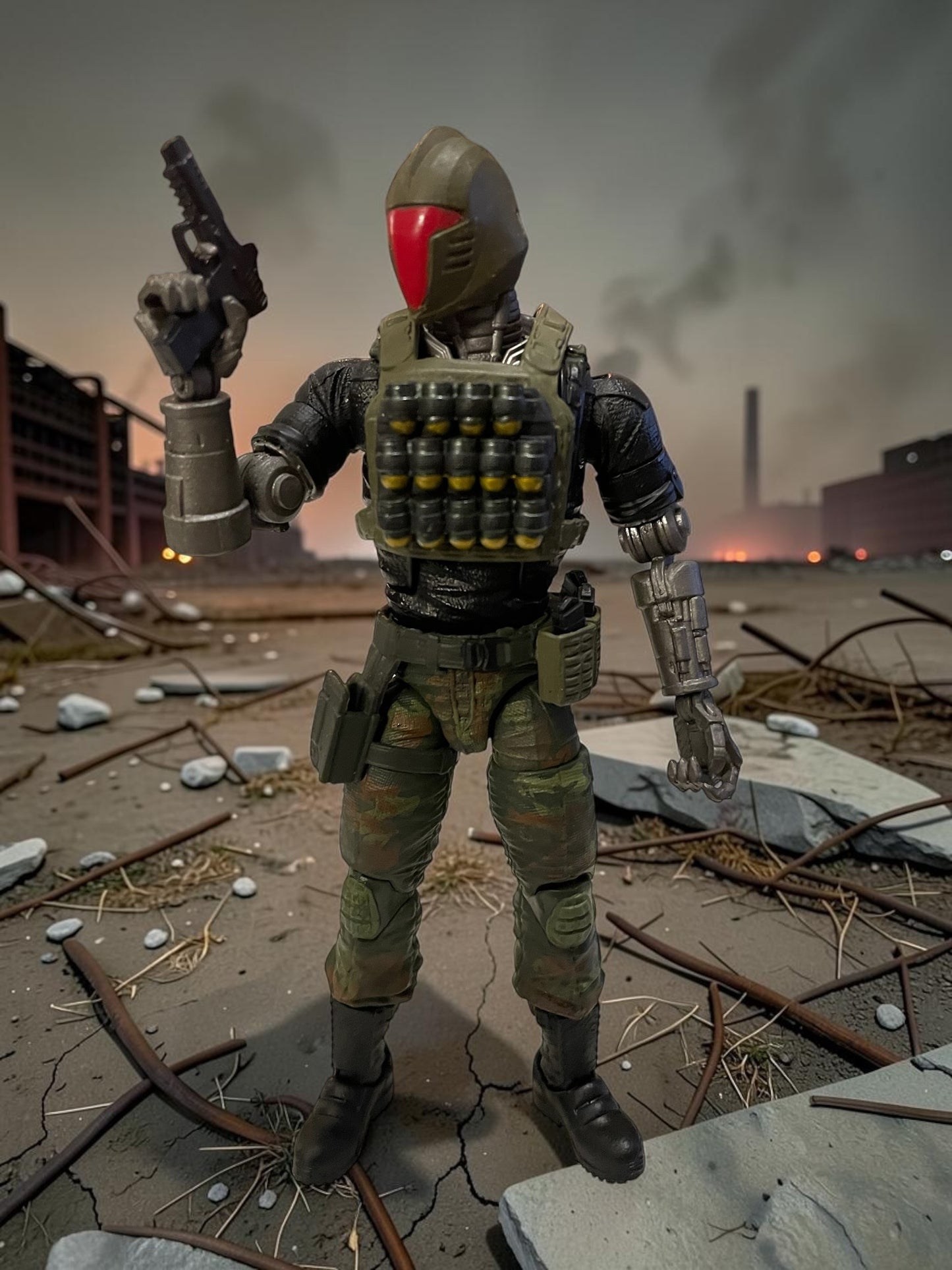 GI B.A.T. | One-of-a-Kind 1:12 Scale G.I. Joe Custom Joe Custom Figure