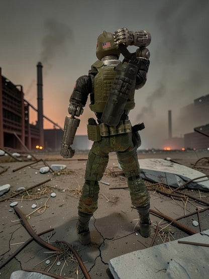 GI B.A.T. | One-of-a-Kind 1:12 Scale G.I. Joe Custom Joe Custom Figure