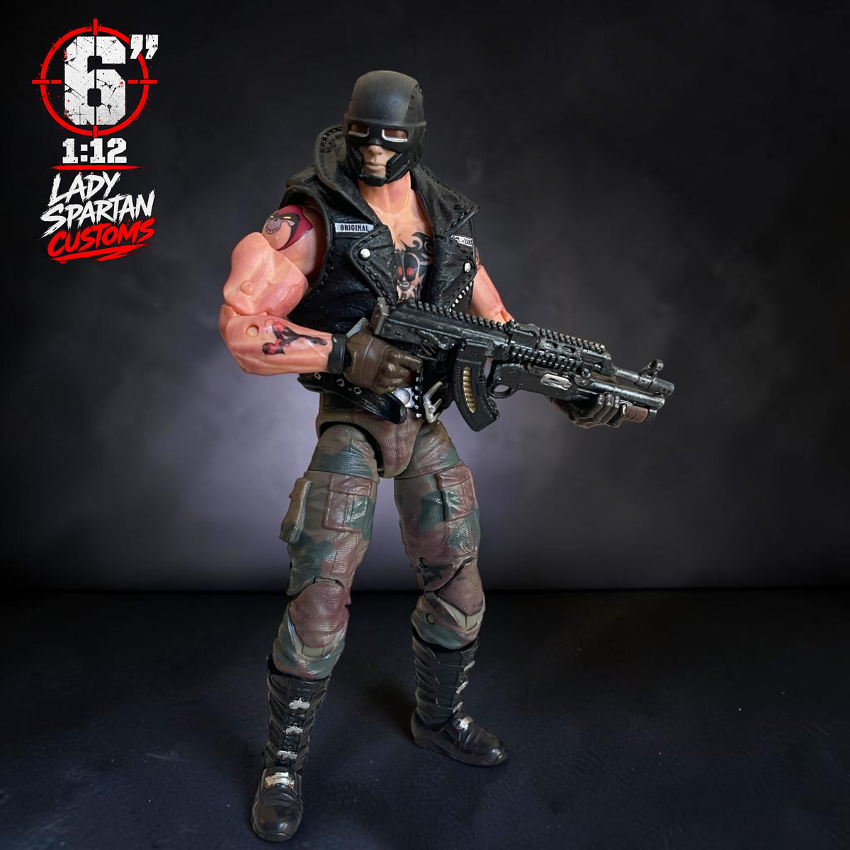 Tank | Premium One-of-a-Kind 1:12 Scale Dreadnok Custom Figure
