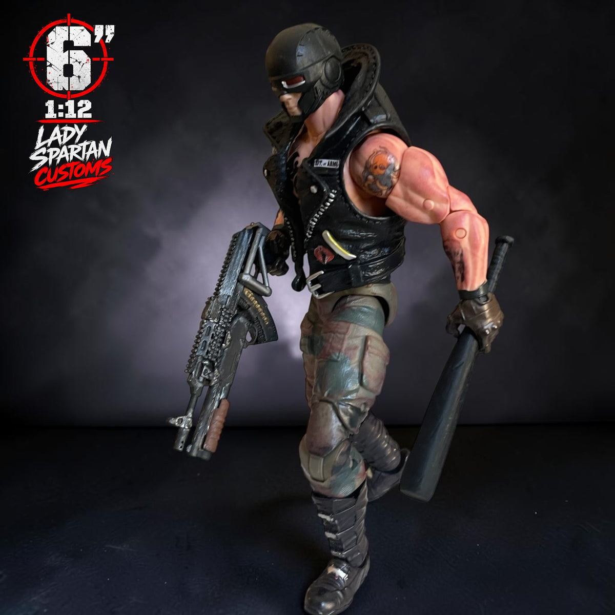 Tank | Premium One-of-a-Kind 1:12 Scale Dreadnok Custom Figure