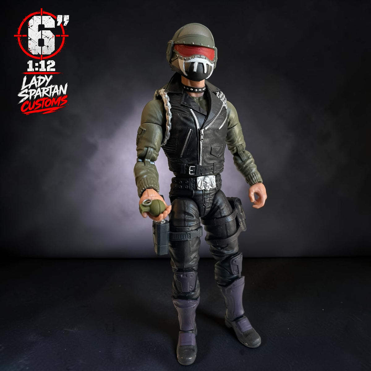 Blacktop | Premium One-of-a-Kind 1:12 Scale Dreadnok Custom Figure