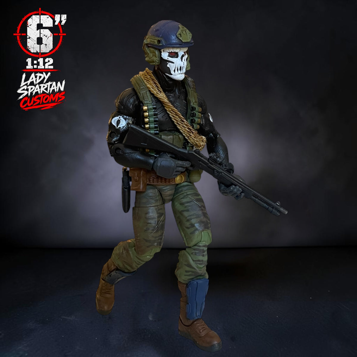 Bones | One-of-a-Kind 1:12 Scale Cobra Custom Figure