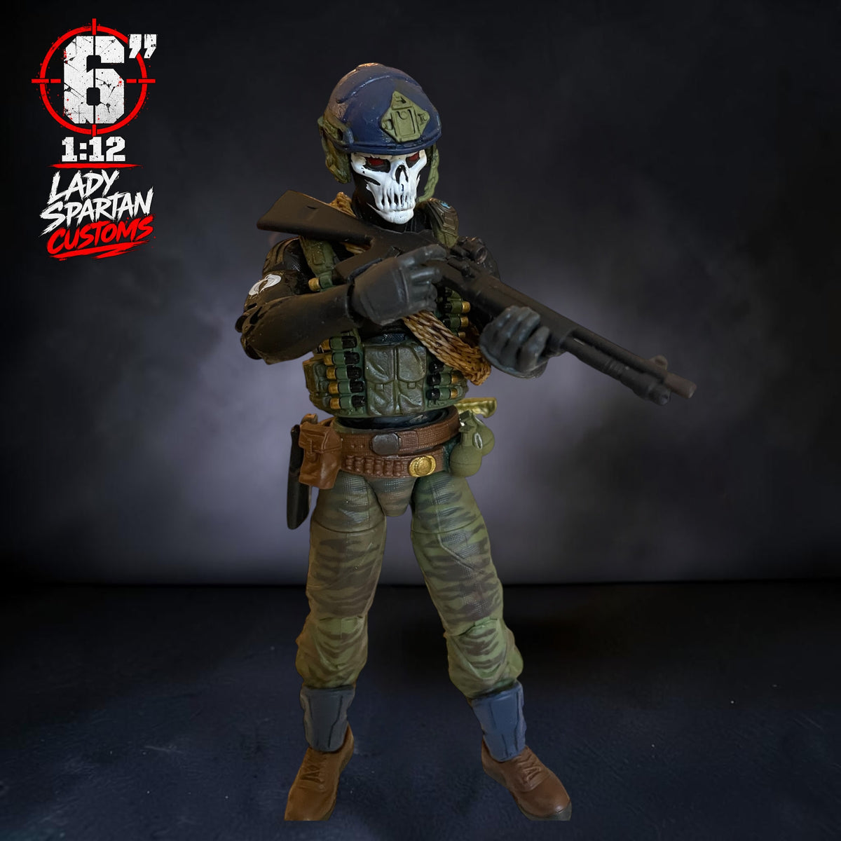 Bones | One-of-a-Kind 1:12 Scale Cobra Custom Figure