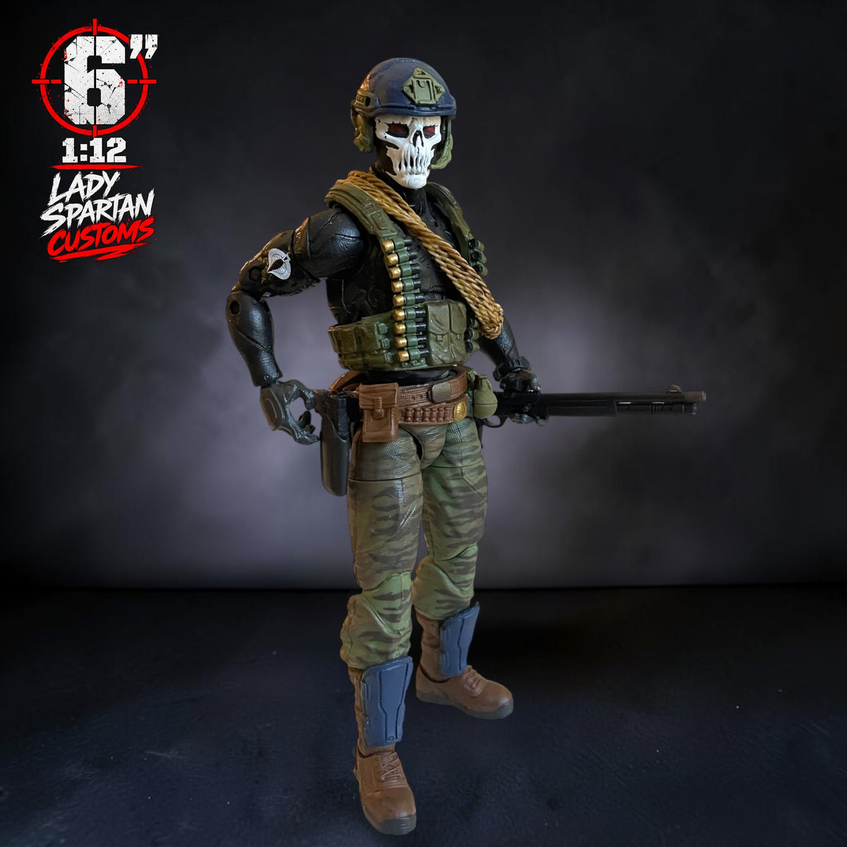 Bones | One-of-a-Kind 1:12 Scale Cobra Custom Figure