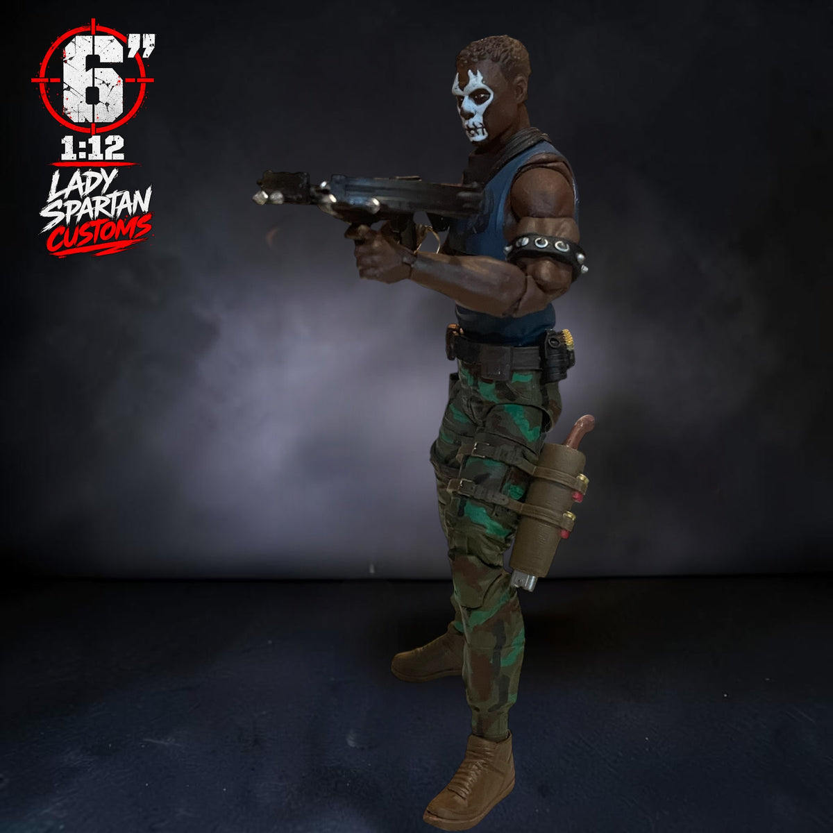 Deadtrack | Premium One-of-a-Kind 1:12 Scale Dreadnok Custom Figure